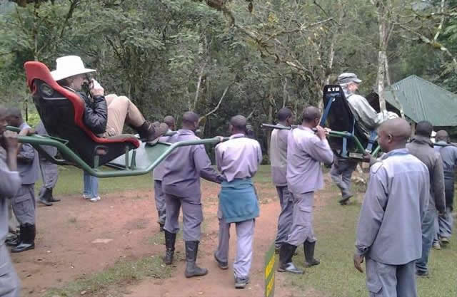 Gorilla trekking for the elderly